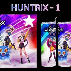 K-Pop Demon Hunter Tumbler-1 – Personalized | HUNTRIX Design