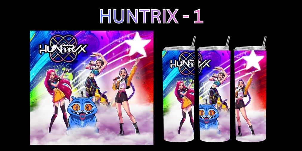 K-Pop Demon Hunter Tumbler-1 – Personalized | HUNTRIX Design