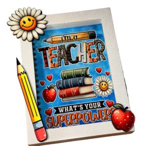 Custom Teacher Appreciation Shadow Box - 5x7"